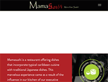Tablet Screenshot of mamasushi.com